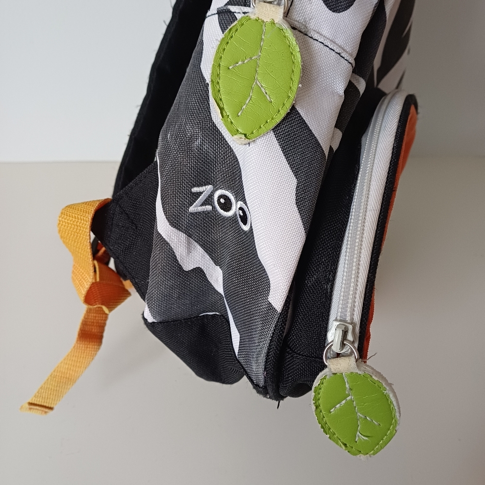 Cute Skip Hop Zoo Zebra Kid's Backpack 13" × 12" - Picture 9 of 9